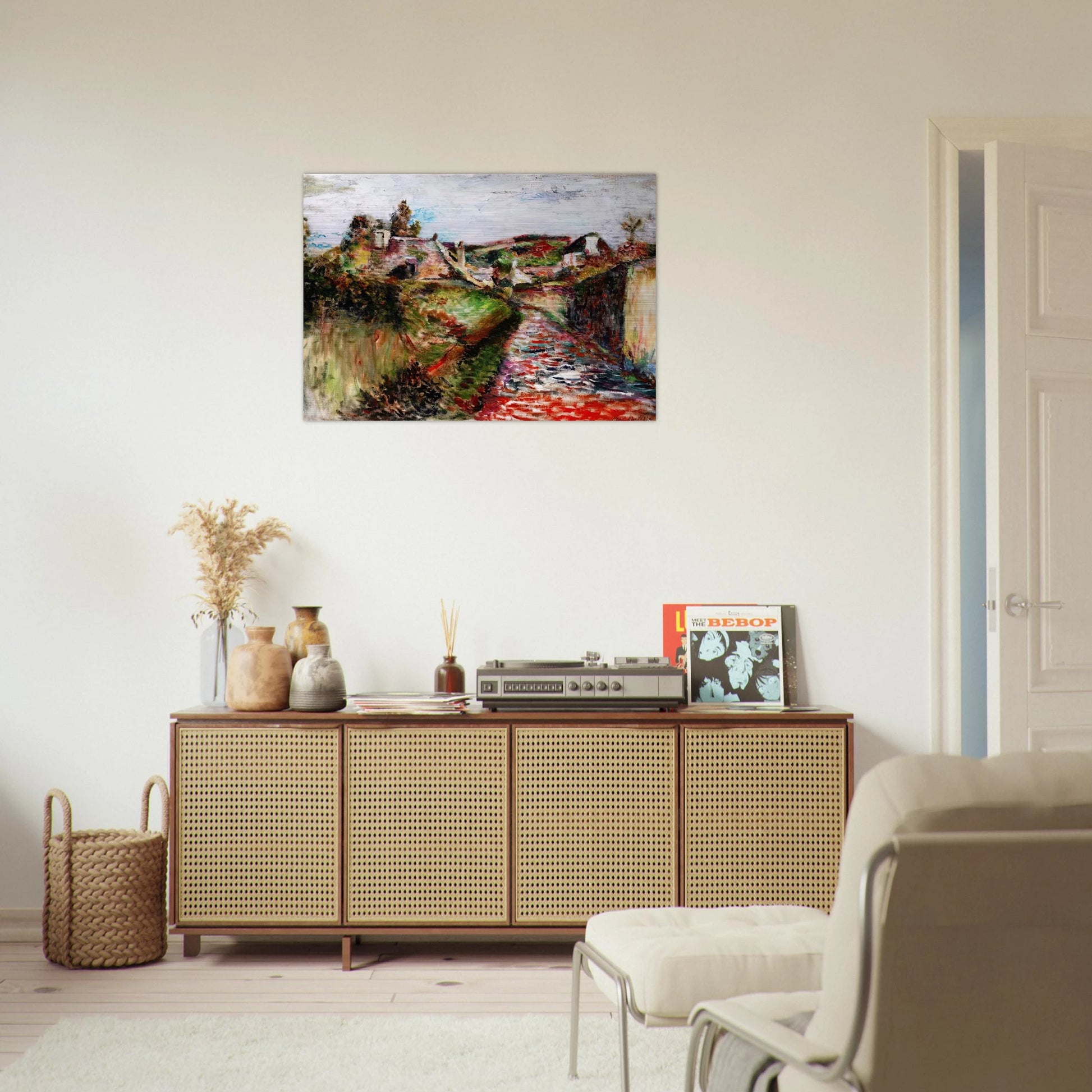 VIEW OF BELLE ILE 1897 - Henri Matisse Brushed Aluminum Print - 70x100 cm / 28x40 inches | Henri Matisse Aluminum Print | Henri Matisse Prints