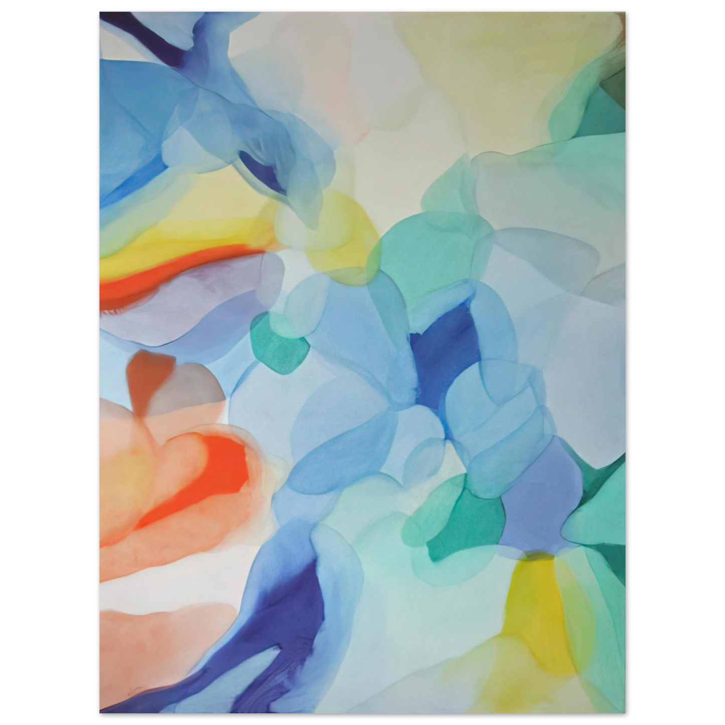 Alice Baber - The Light in the Depths  75x100 cm / 30x40inches Fine Art Poster