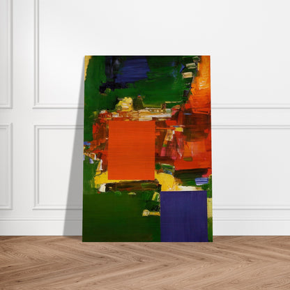 Olive Grove - Hans Hofmann Brushed Aluminum Print - 70x100 cm / 28x40 inches | Hans Hofmann Aluminum Print | Hans Hofmann Prints