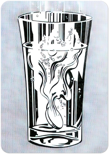 ALKA SELTZER 1966 By Roy Lichtenstein Pack of 10 Post Cards | Roy Lichtenstein Post Cards | A6 (10.5 x 14.8 cm) - 4.1 x 5.8 inches