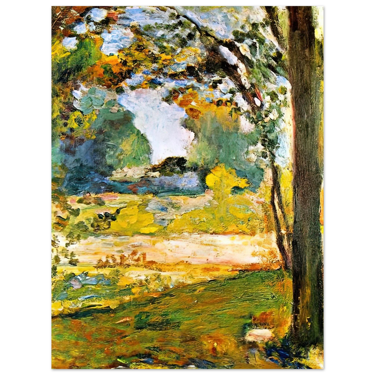 Henri Matisse - TOULOUSE LANDSCAPE 1898  75x100 cm / 30x40inches Fine Art Poster