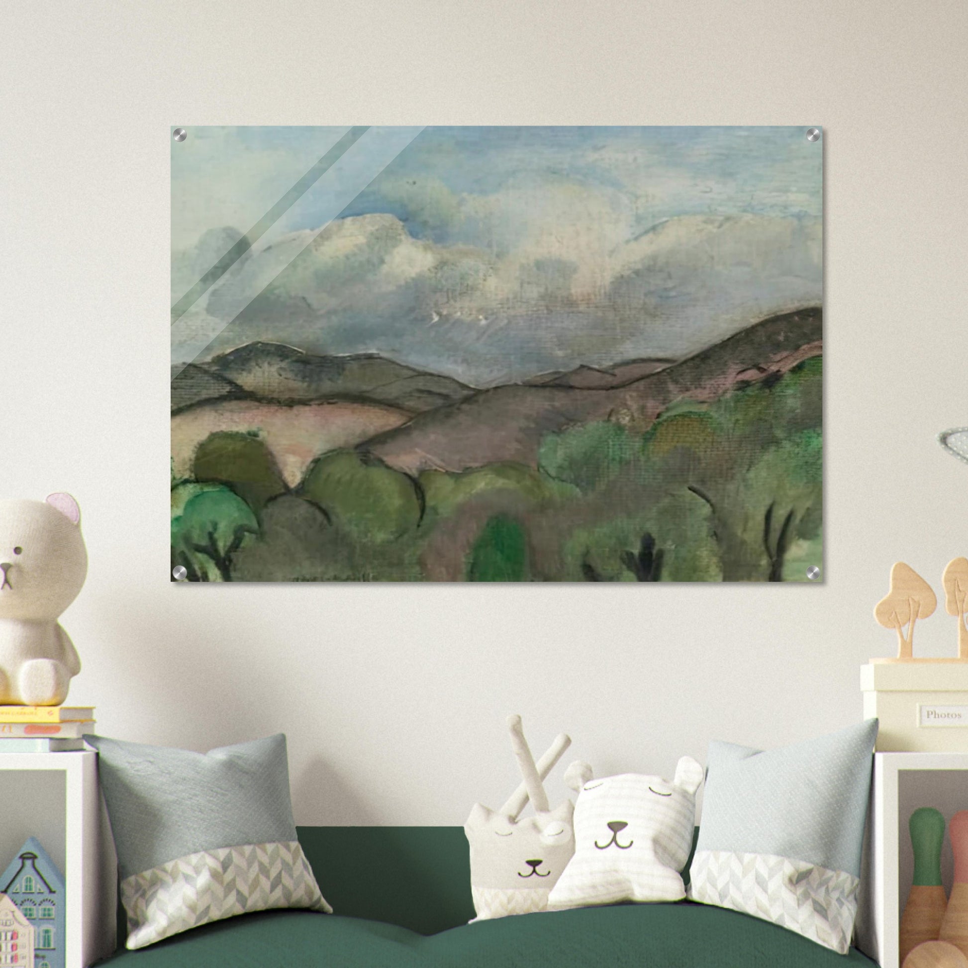 LE MONT CHAUVE A NICE 1918 - Henri Matisse Acrylic Print - 70x100 cm / 28x40″ inches