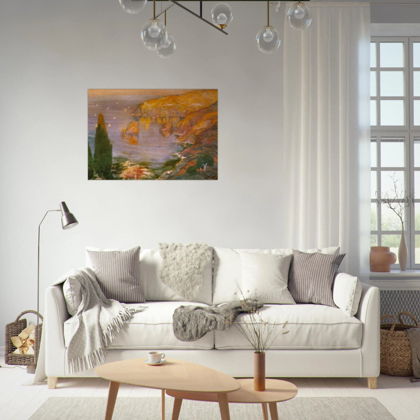 CALA NANS - Salvador Dali Brushed Aluminum Print - 70x100 cm / 28x40 inches | Salvador Dali Aluminum Print | Salvador Dali Prints