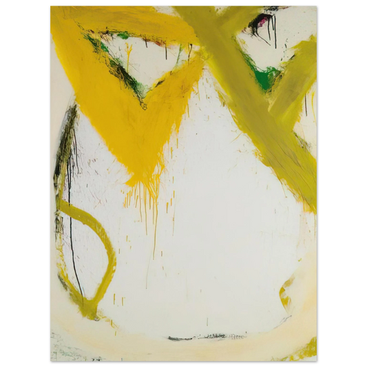Norman Bluhm - Butte - 1967  75x100 cm / 30x40inches Fine Art Poster