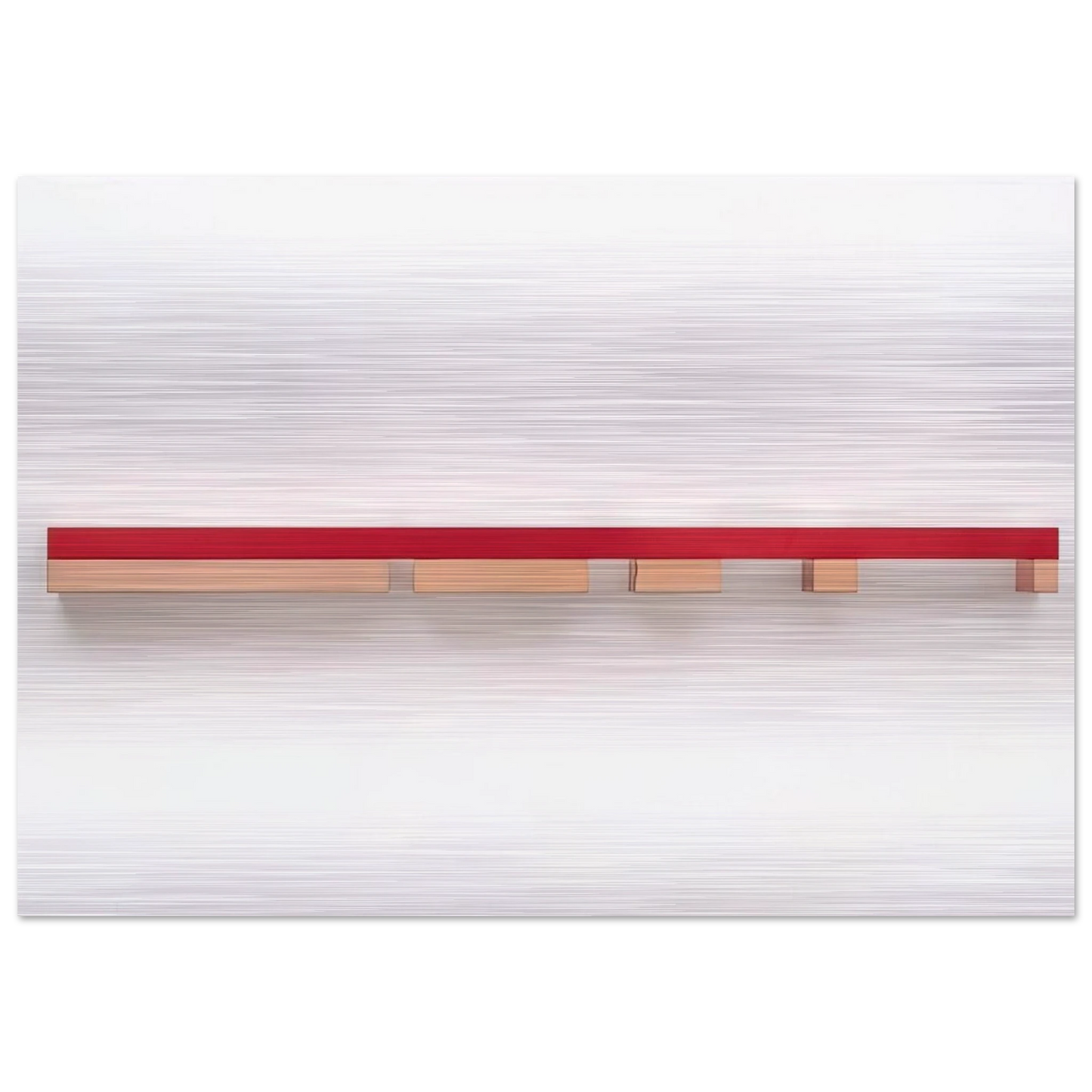 Untitled 79-35 - 1979 - Donald Judd Brushed Aluminum Print - 70x100 cm / 28x40 inches | Donald Judd Aluminum Print | Donald Judd Prints