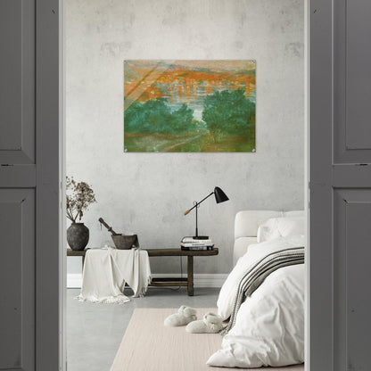 LANDSCAPE CADAQUES - Salvador Dali Acrylic Print - 70x100 cm / 28x40″ inches