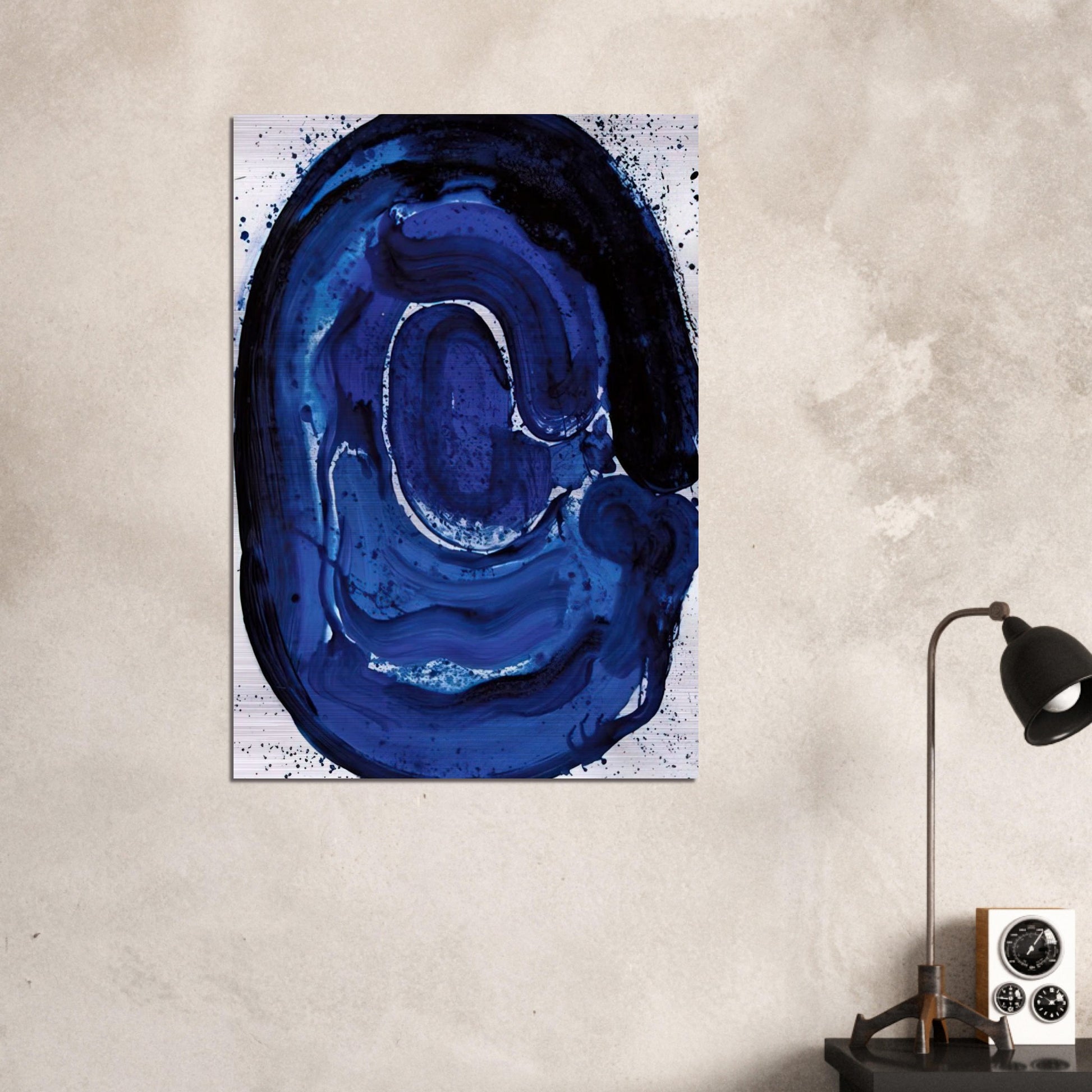 Untitled  SF 84-045  - Sam Francis Brushed Aluminum Print - 70x100 cm / 28x40 inches | Sam Francis Aluminum Print | Sam Francis Prints