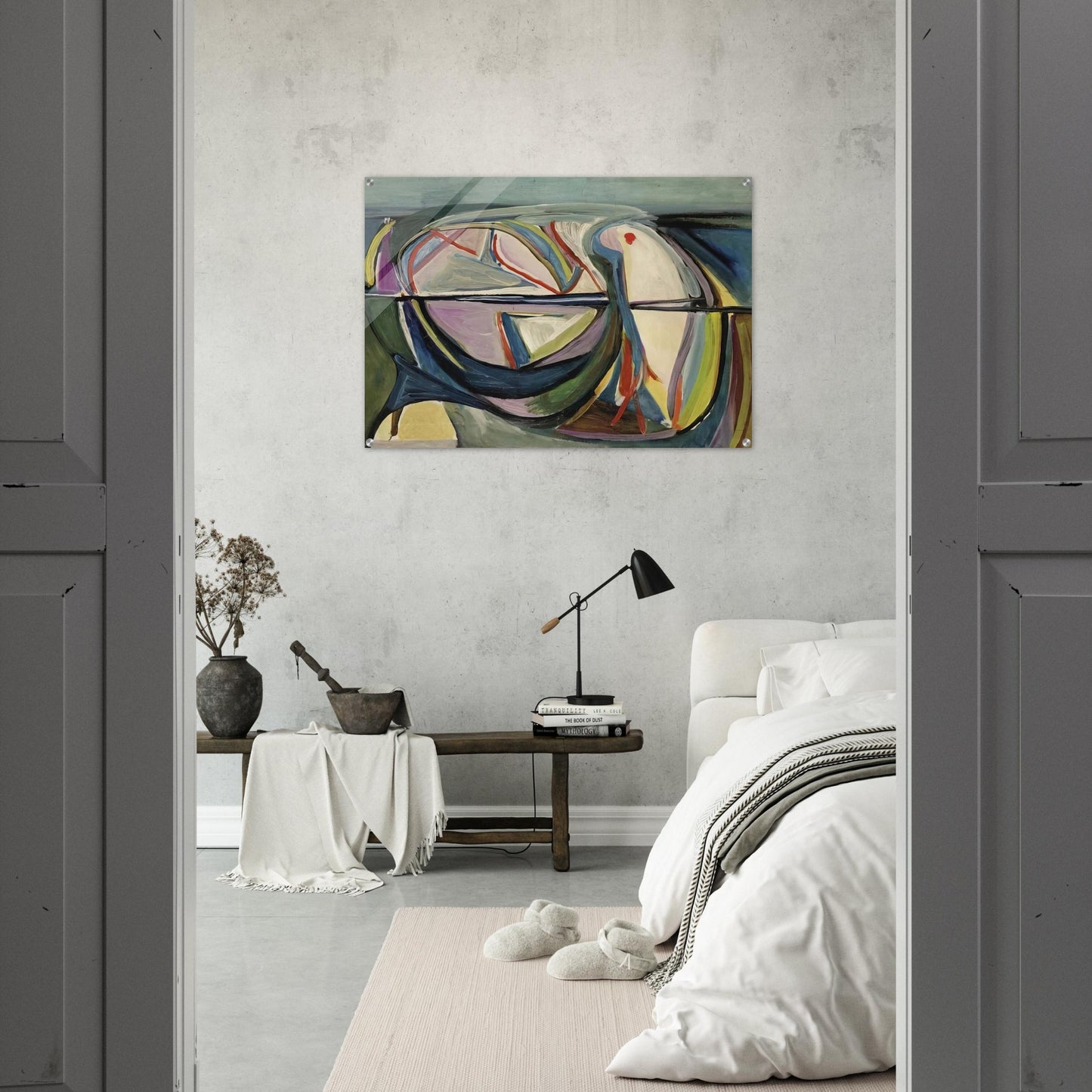 Untitled - 1948 - Bram van Velde Acrylic Print - 70x100 cm / 28x40″ inches | Bram van Velde Wall Art | Bram van Velde Prints