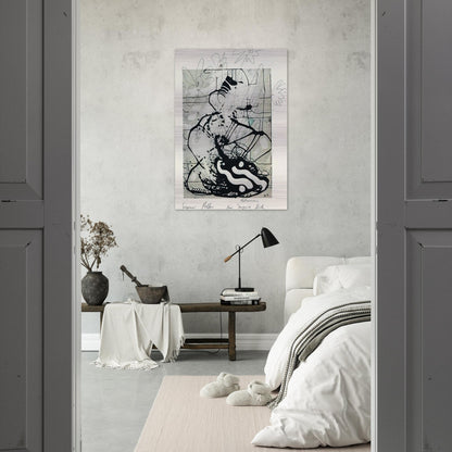 BLUMEN 1985 - Sigmar Polke Brushed Aluminum Print - 70x100 cm / 28x40 inches | Sigmar Polke Aluminum Print | Sigmar Polke Prints