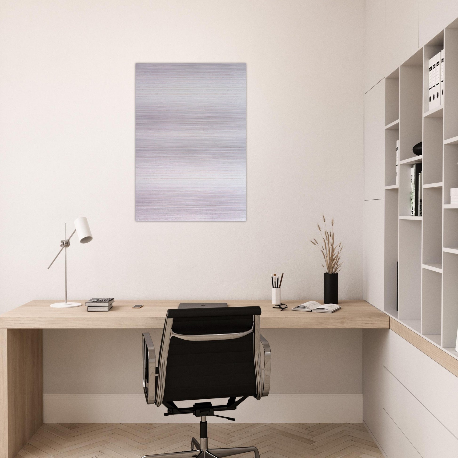 Untitled No. 1 - Agnes Martin Brushed Aluminum Print - 70x100 cm / 28x40 inches | Agnes Martin Aluminum Print | Agnes Martin Prints