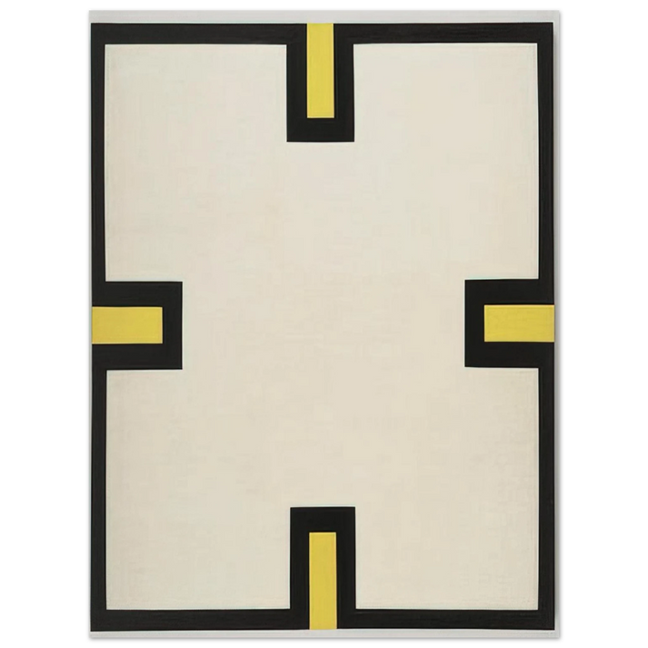 Al Held - Maltese Cross  75x100 cm / 30x40inches Fine Art Poster