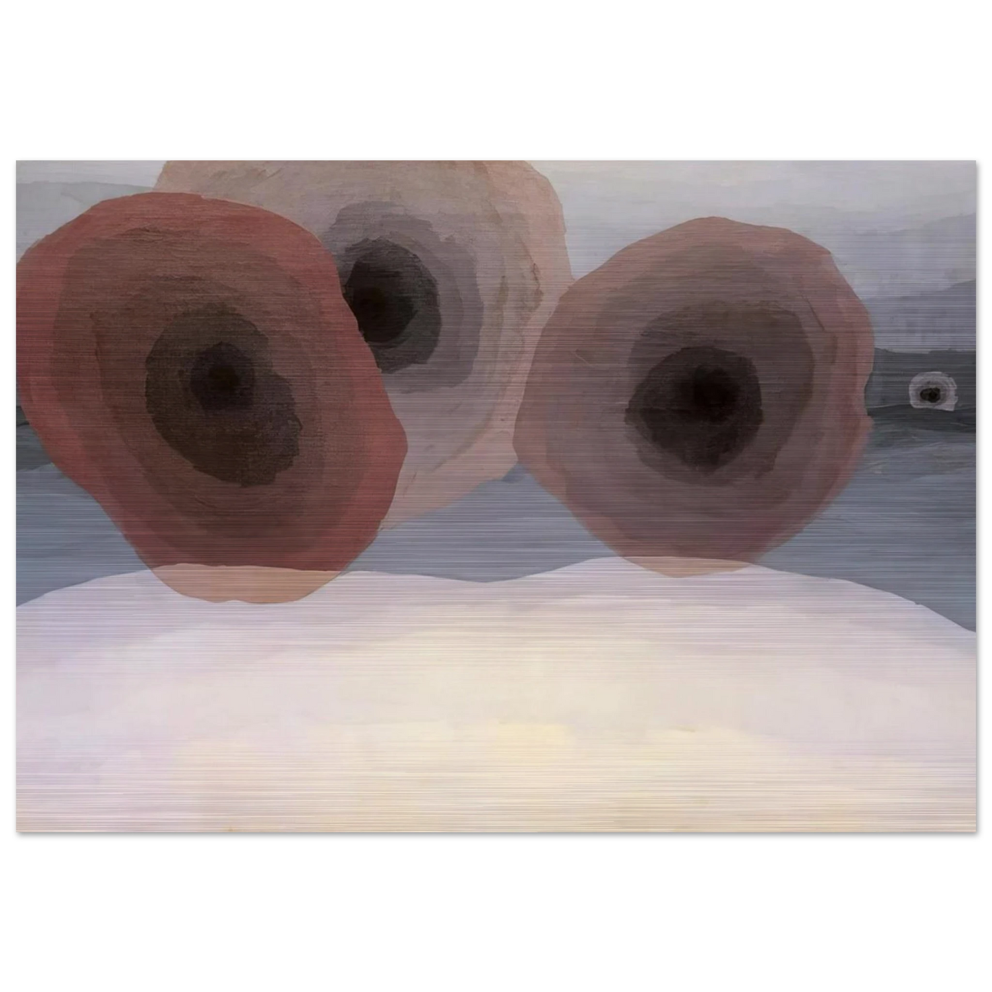 Foghorns - 1929 - Arthur Dove Brushed Aluminum Print - 70x100 cm / 28x40 inches | Arthur Dove Aluminum Print | Arthur Dove Prints
