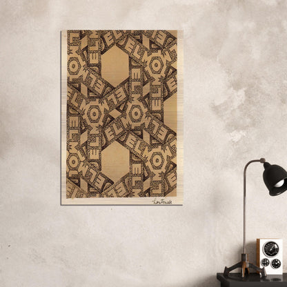 ESCHER (21) - MC Escher Brushed Aluminum Print - 70x100 cm / 28x40 inches | MC Escher Aluminum Print | MC Escher Prints
