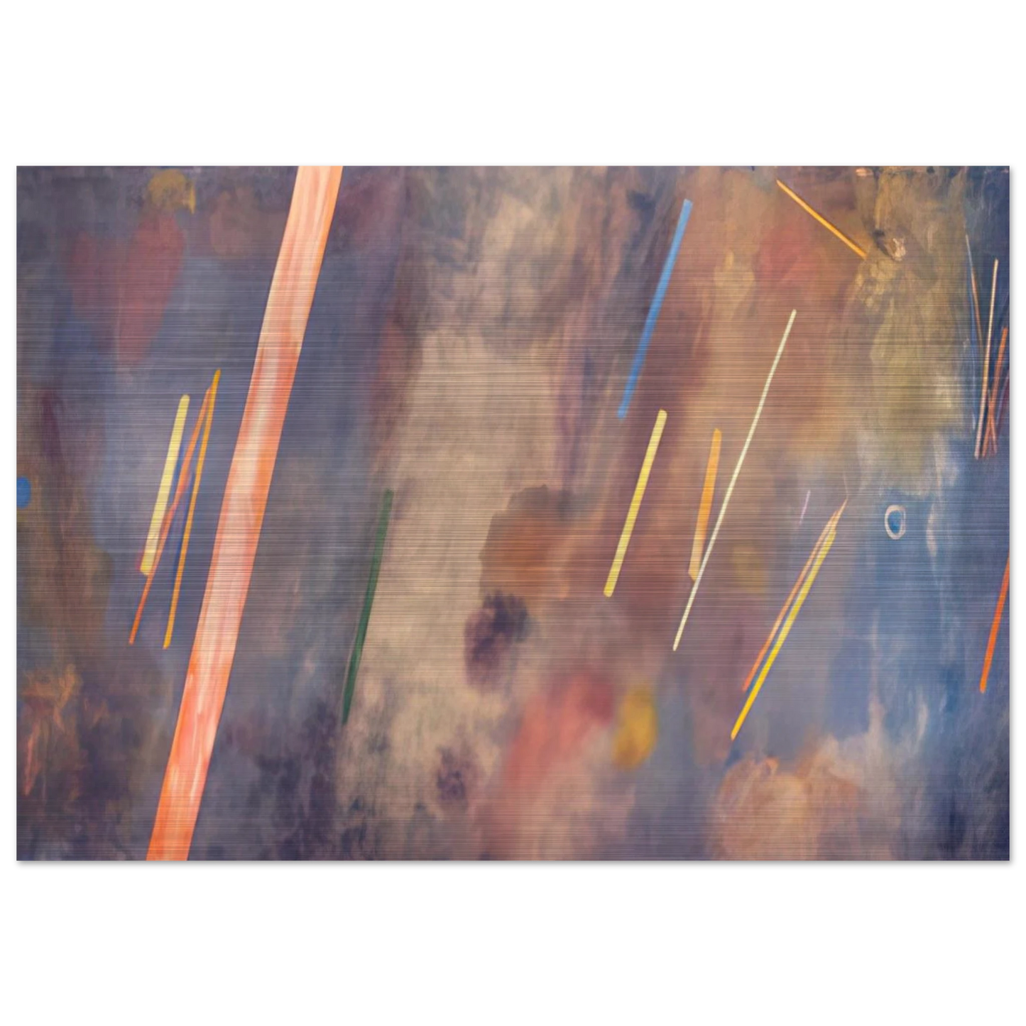 For William Blake - 1968 - Ronnie Landfield Brushed Aluminum Print - 70x100 cm / 28x40 inches | Ronnie Landfield Aluminum Print | Ronnie Landfield Prints