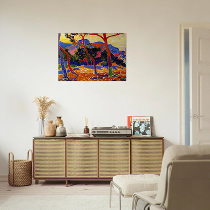 THE TREES - Andre Derain Brushed Aluminum Print - 70x100 cm / 28x40 inches | Andre Derain Aluminum Print | Andre Derain Prints