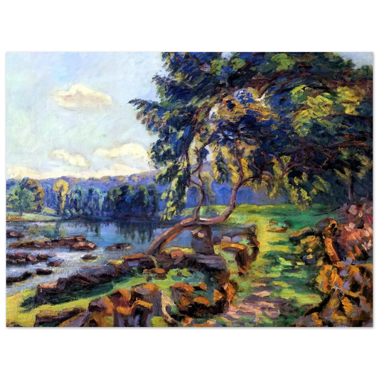 Armand Guillaumin - Les rapides a Genetin - 1900  75x100 cm / 30x40inches Fine Art Poster