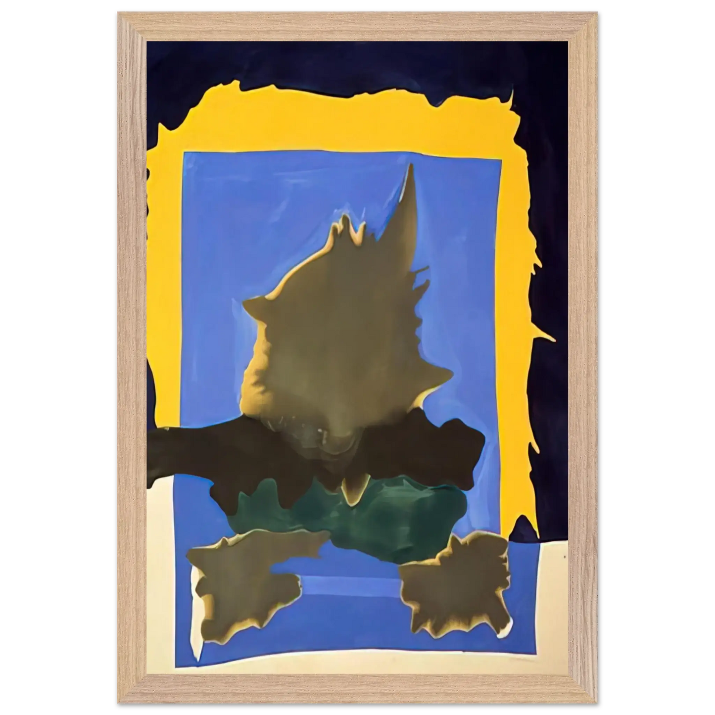 Helen Frankenthaler - Interior Landscape - 1964 Wall art - A3 (29.7 x 42  cm) - Fine Art Poster - -