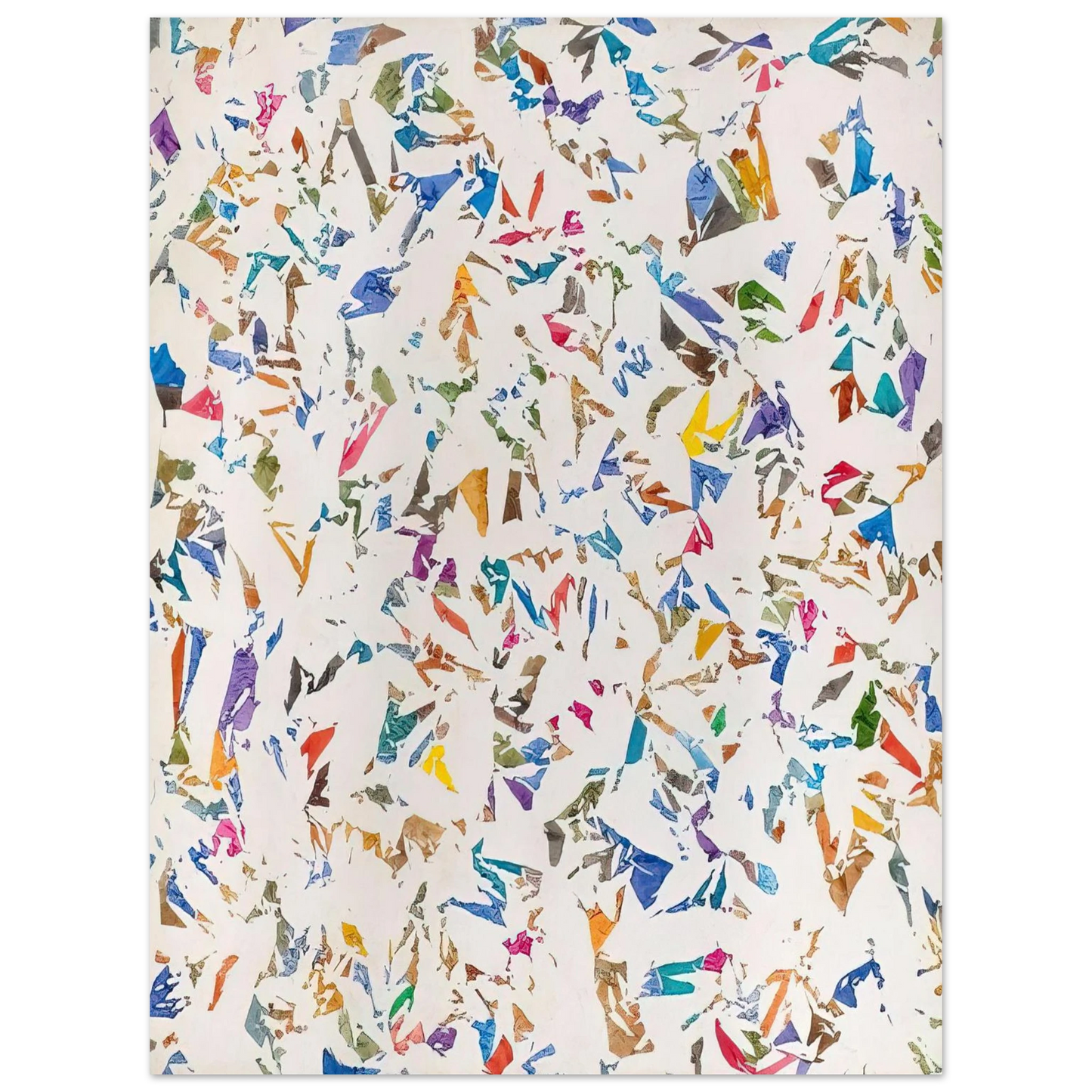 Simon Hantai - Blanc - 1974  75x100 cm / 30x40inches Fine Art Poster
