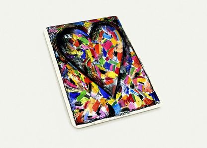 CONFETTI HEART 1985 By Jim Dine Pack of 10 Post Cards | Jim Dine Post Cards | A6 (10.5 x 14.8 cm) - 4.1 x 5.8 inches