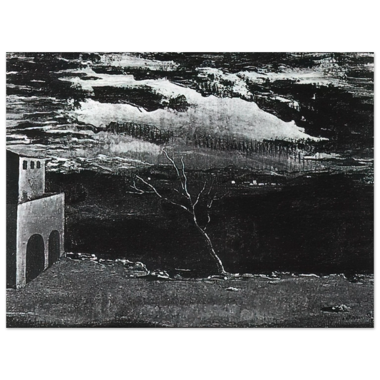 Salvador Dali - LANDSCAPE NEAR AMPURDAN  75x100 cm / 30x40inches Fine Art Poster