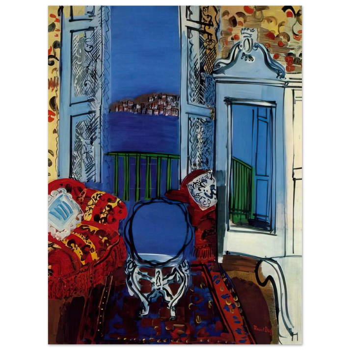 Raoul Dufy - OPEN WINDOW 1928  75x100 cm / 30x40inches Fine Art Poster