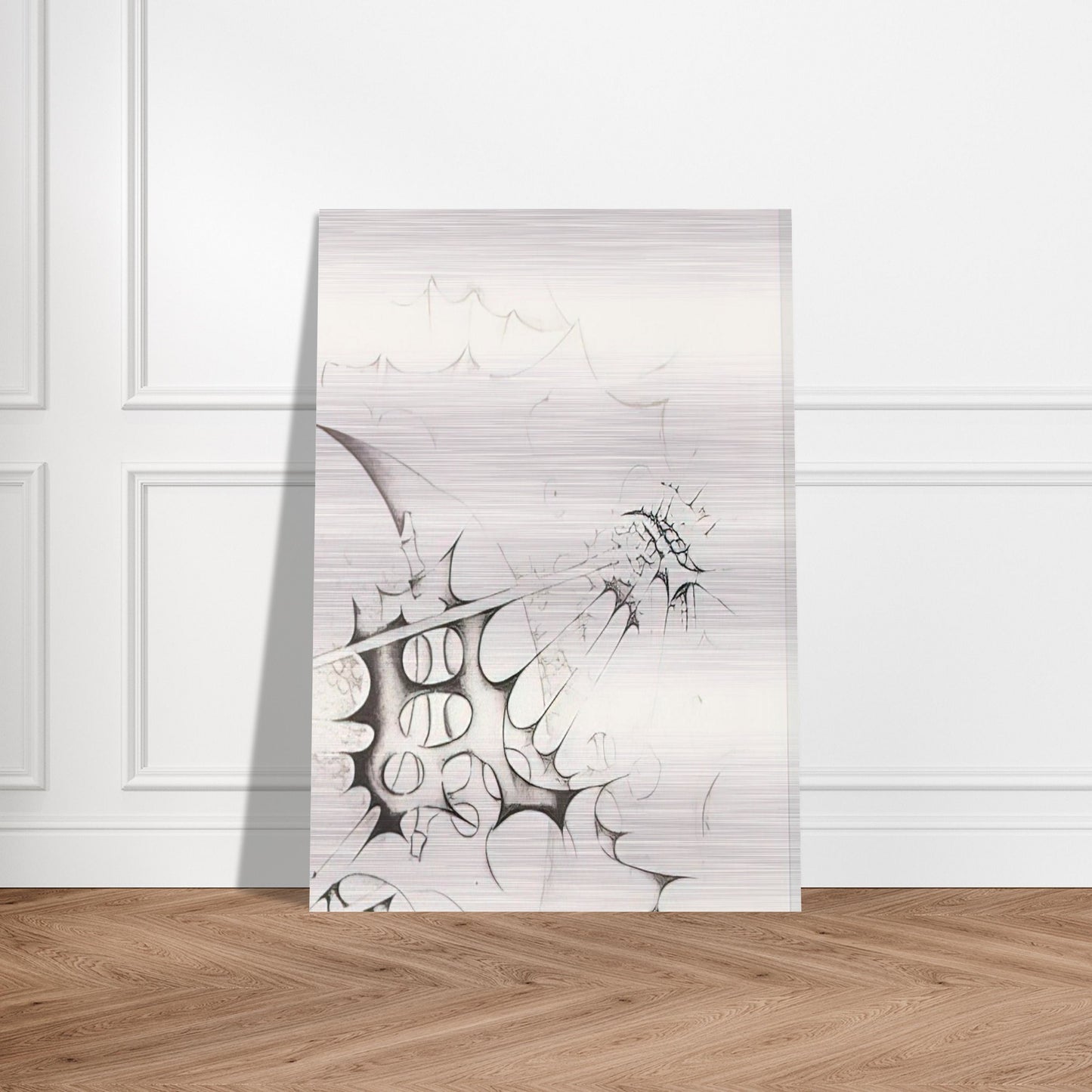 PIRATES 1982 - Lee Bontecou Brushed Aluminum Print - 70x100 cm / 28x40 inches | Lee Bontecou Aluminum Print | Lee Bontecou Prints