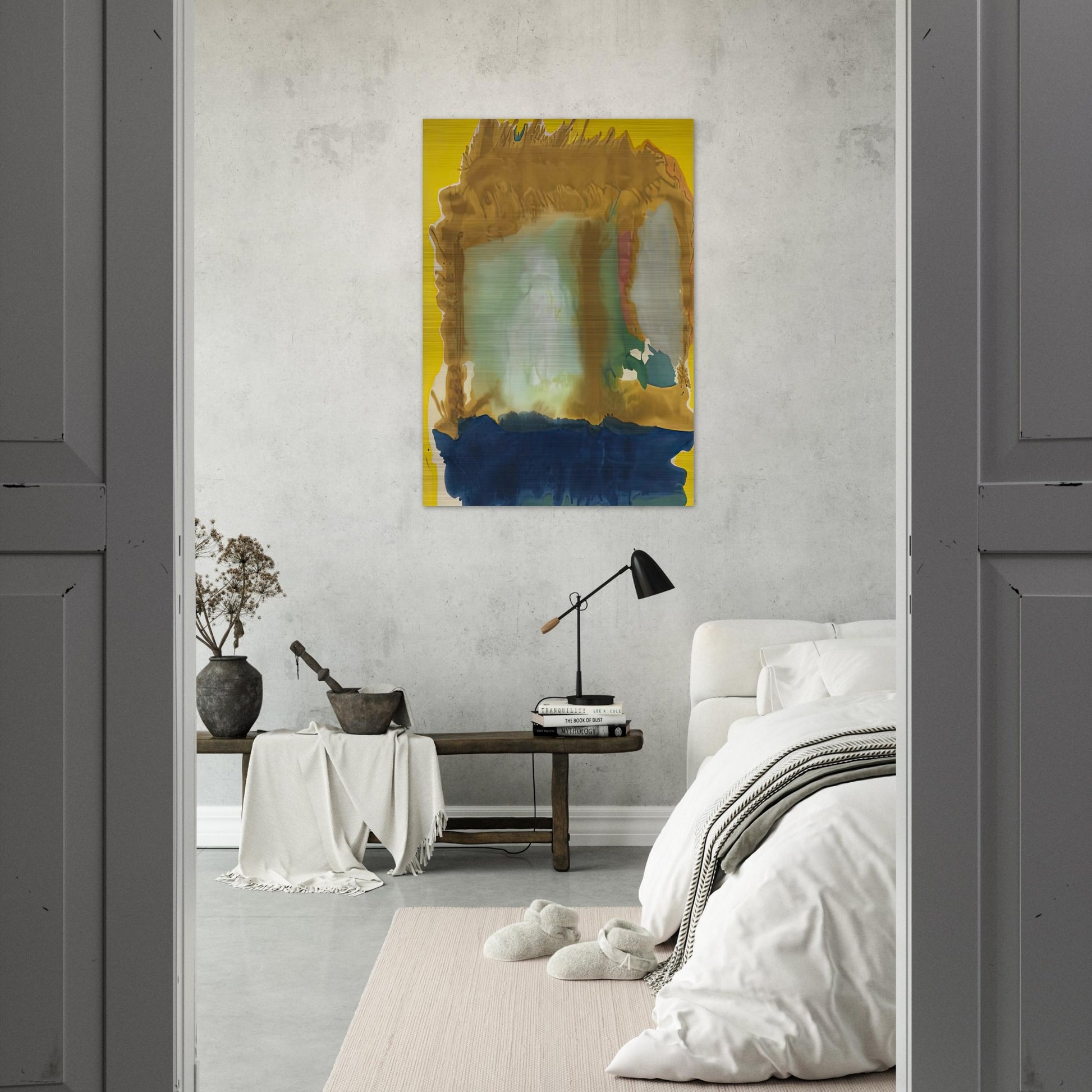 Milkwood Arcade, 1963- - Helen Frankenthaler Brushed Aluminum Print - 70x100 cm / 28x40 inches | Helen Frankenthaler Aluminum Print | Helen Frankenthaler Prints