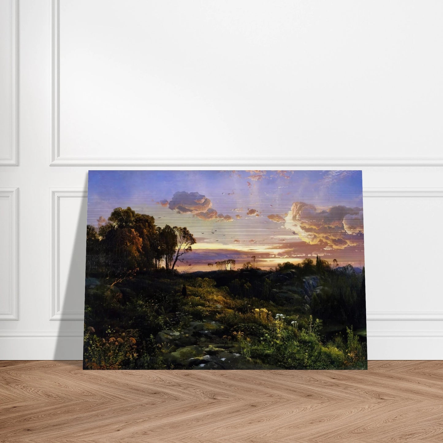 Dusk Wings - Thomas Moran Brushed Aluminum Print - 70x100 cm / 28x40 inches | Thomas Moran Aluminum Print | Thomas Moran Prints