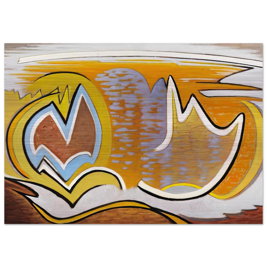 Abstract - Abstract Art - Lawren Harris Brushed Aluminum Print - 70x100 cm / 28x40 inches | Lawren Harris Aluminum Print | Lawren Harris Prints