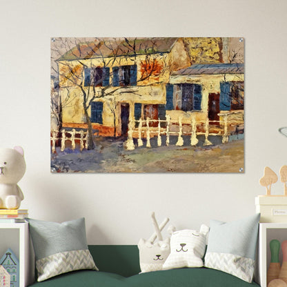LAPIN AGILE 1 - Maurice Utrillo Acrylic Print - 70x100 cm / 28x40″ inches