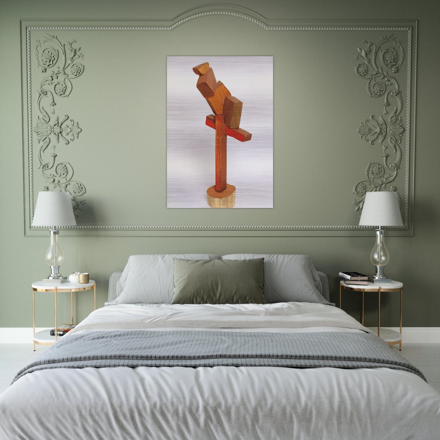 DIVERTIMENTO 1997 - Esteban Vicente Brushed Aluminum Print - 70x100 cm / 28x40 inches | Esteban Vicente Aluminum Print | Esteban Vicente Prints
