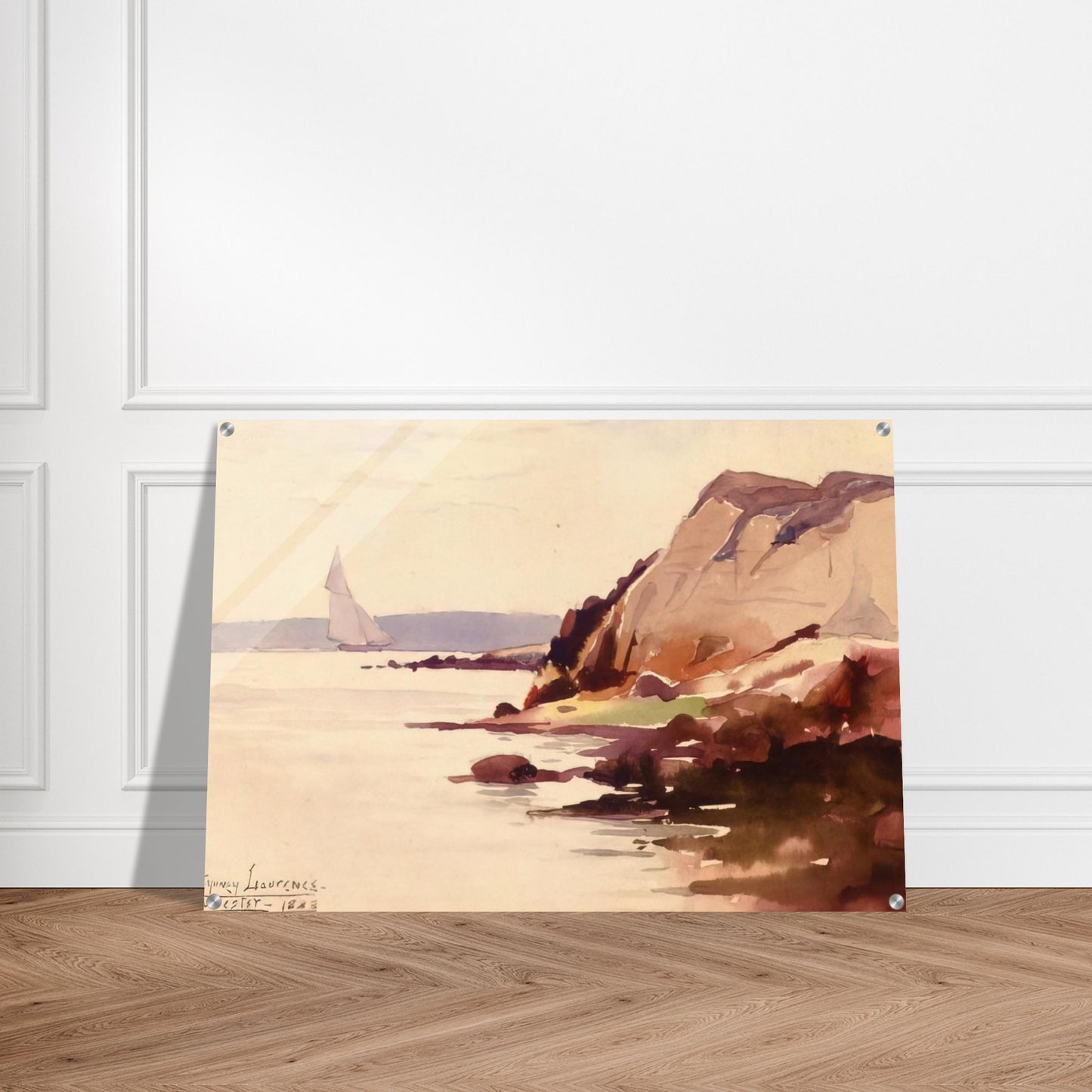 Sailing off Gloucester Coast - 1888 - Sydney Laurence Acrylic Print - 70x100 cm / 28x40″ inches
