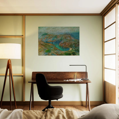CALANQUE JONCULS CADAQUES - Salvador Dali Brushed Aluminum Print - 70x100 cm / 28x40 inches | Salvador Dali Aluminum Print | Salvador Dali Prints
