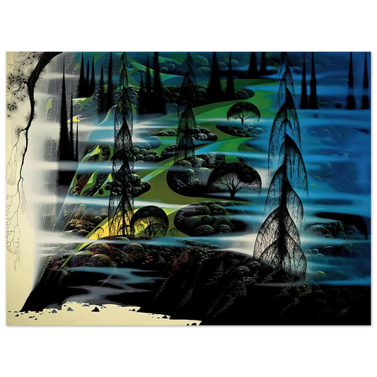 Eyvind Earle - Beauty Beyond Believing  75x100 cm / 30x40inches Fine Art Poster