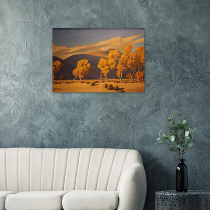NOVEMBER IN NEVADA 1935 - Maynard Dixon Brushed Aluminum Print - 70x100 cm / 28x40 inches | Maynard Dixon Aluminum Print | Maynard Dixon Prints
