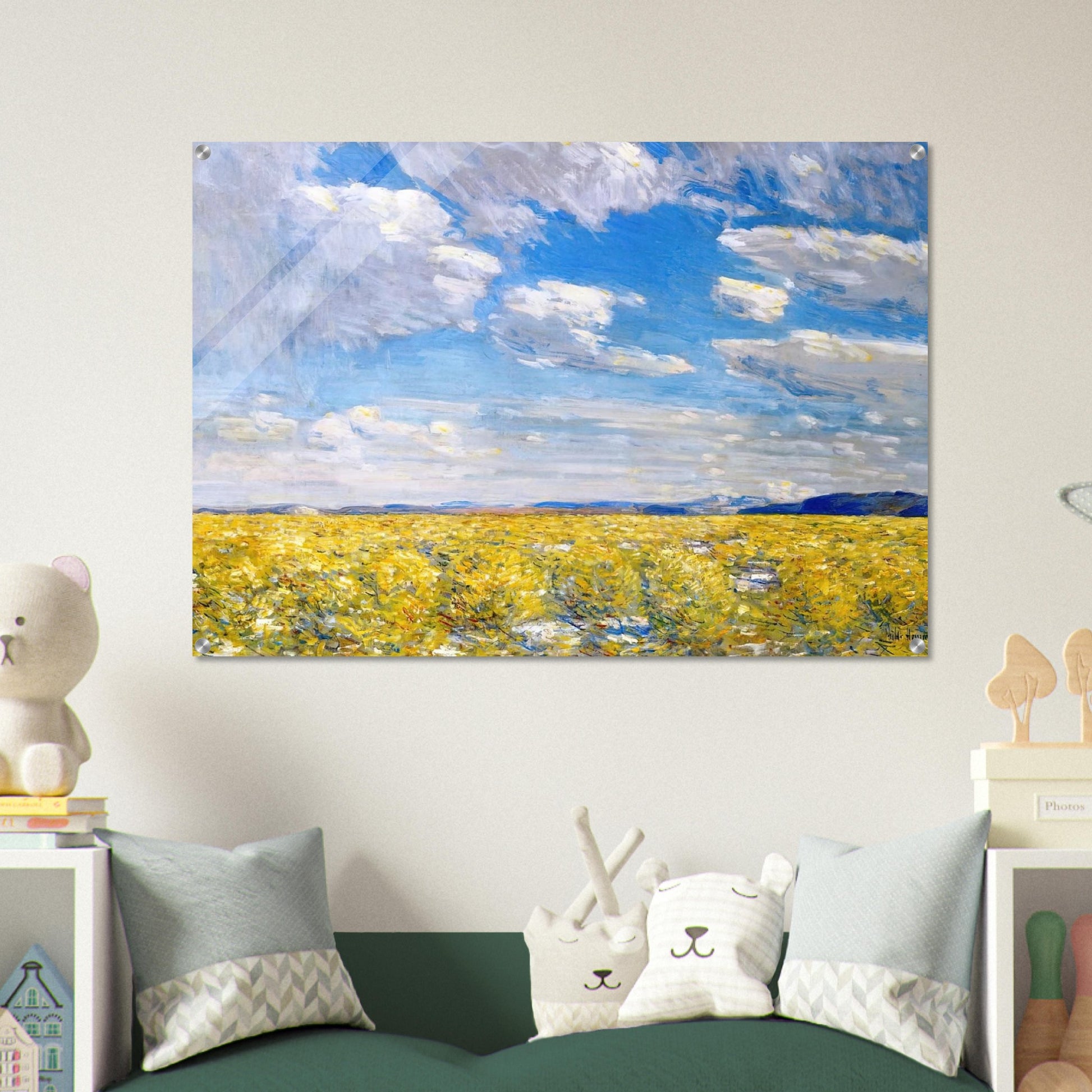 Afternoon Sky, Harney Desert - Childe Hassam Acrylic Print - 70x100 cm / 28x40″ inches