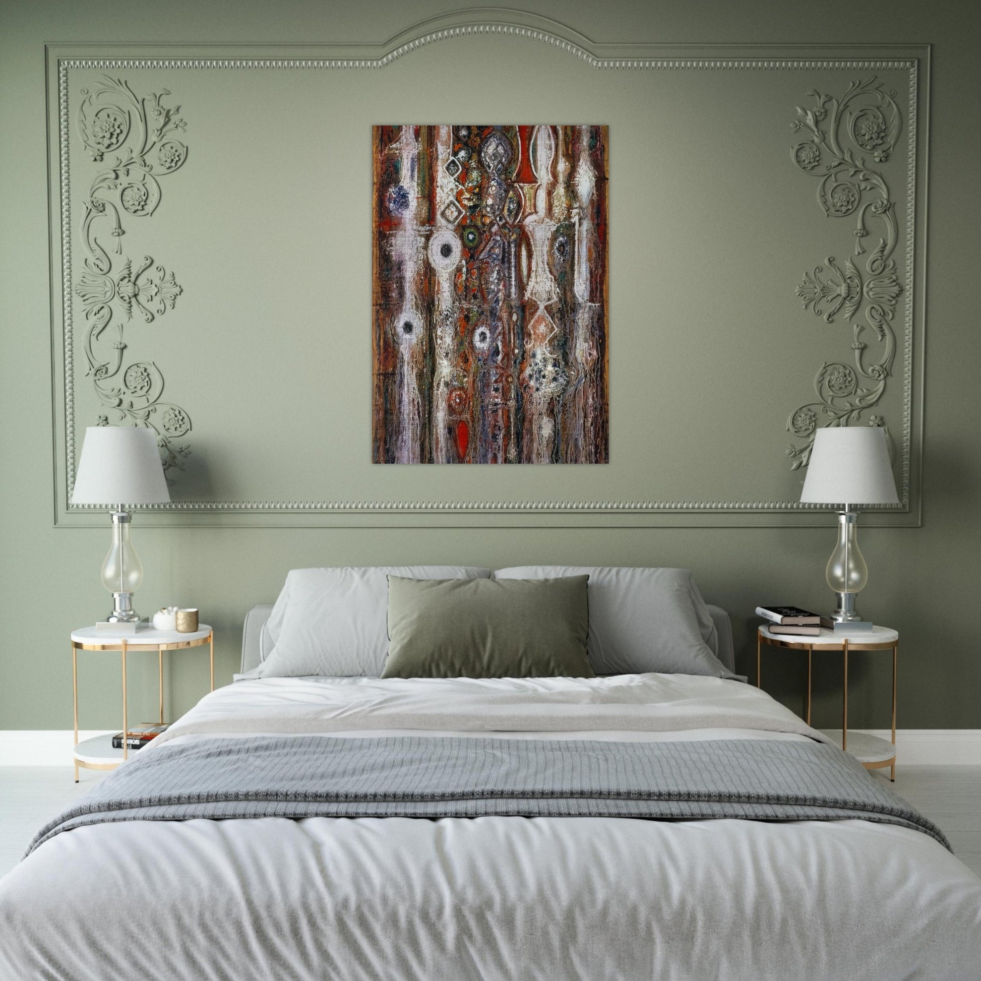 Illumination Gothic - Richard Pousette-Dart Brushed Aluminum Print - 70x100 cm / 28x40 inches | Richard Pousette-Dart Aluminum Print | Richard Pousette-Dart Prints