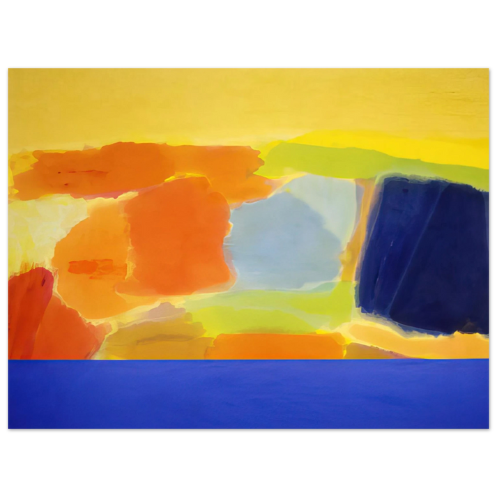 Ronnie Landfield - Captain Blue - 1979  75x100 cm / 30x40inches Fine Art Poster