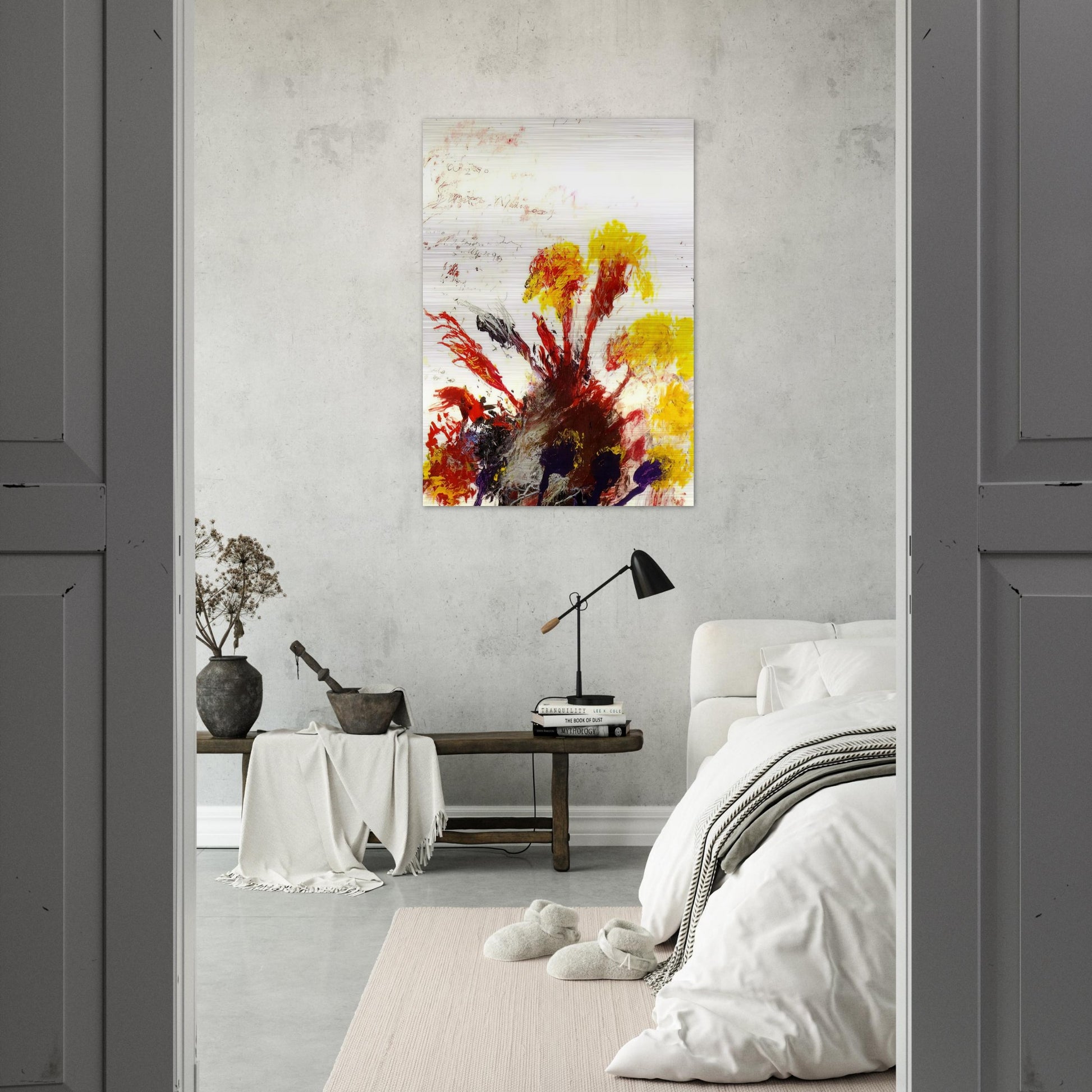 Summer Madness - Cy Twombly Brushed Aluminum Print - 70x100 cm / 28x40 inches | Cy Twombly Aluminum Print | Cy Twombly Prints