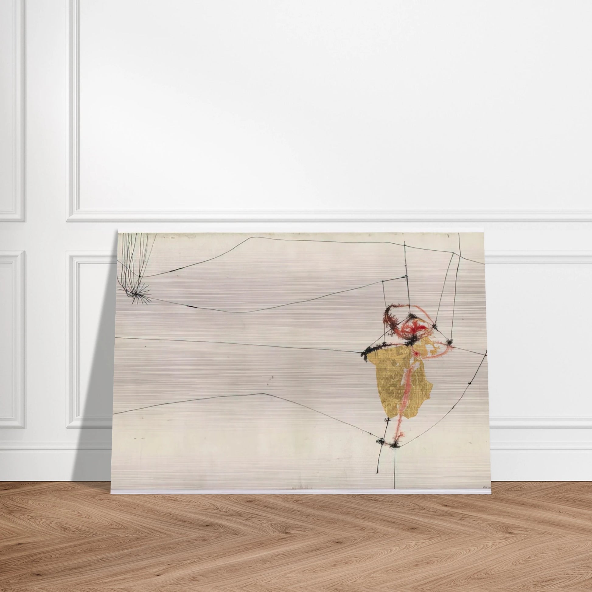 Cover for 17 variazioni su temi proposti per una pura ideologia fonetica - 1955 - Alberto Burri Brushed Aluminum Print - 70x100 cm / 28x40 inches | Alberto Burri Aluminum Print | Alberto Burri Prints