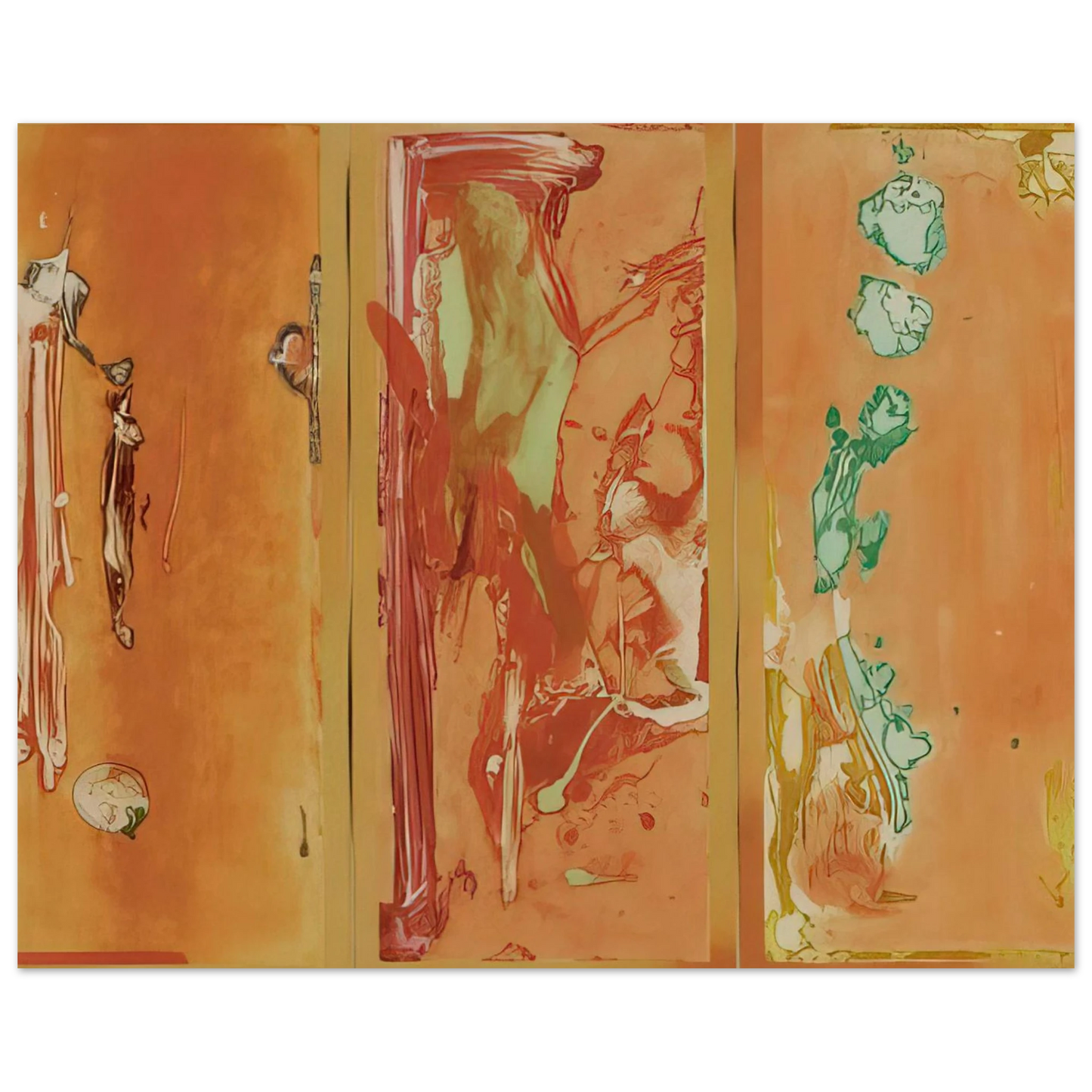 Helen Frankenthaler - Gateway - 1988 Wall art - 30x40 cm / 12x16 inches - Fine Art Poster-canvas - -