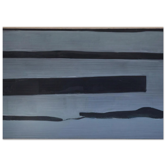 Untitled - 1956 - Donald Judd Brushed Aluminum Print - 70x100 cm / 28x40 inches | Donald Judd Aluminum Print | Donald Judd Prints