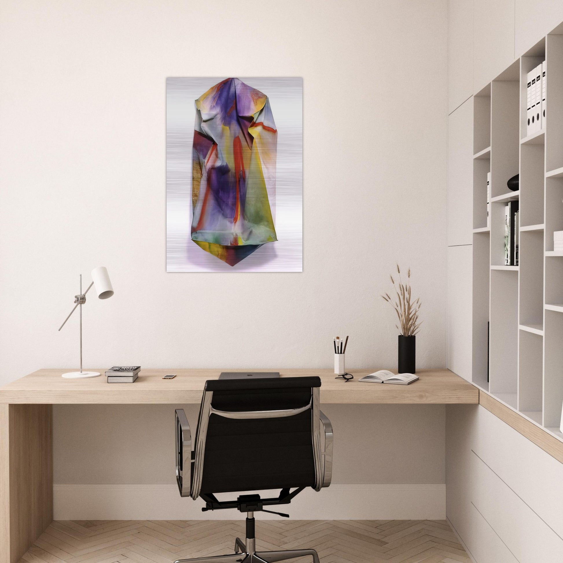 Wall Forest - Sam Gilliam Brushed Aluminum Print - 70x100 cm / 28x40 inches | Sam Gilliam Aluminum Print | Sam Gilliam Prints