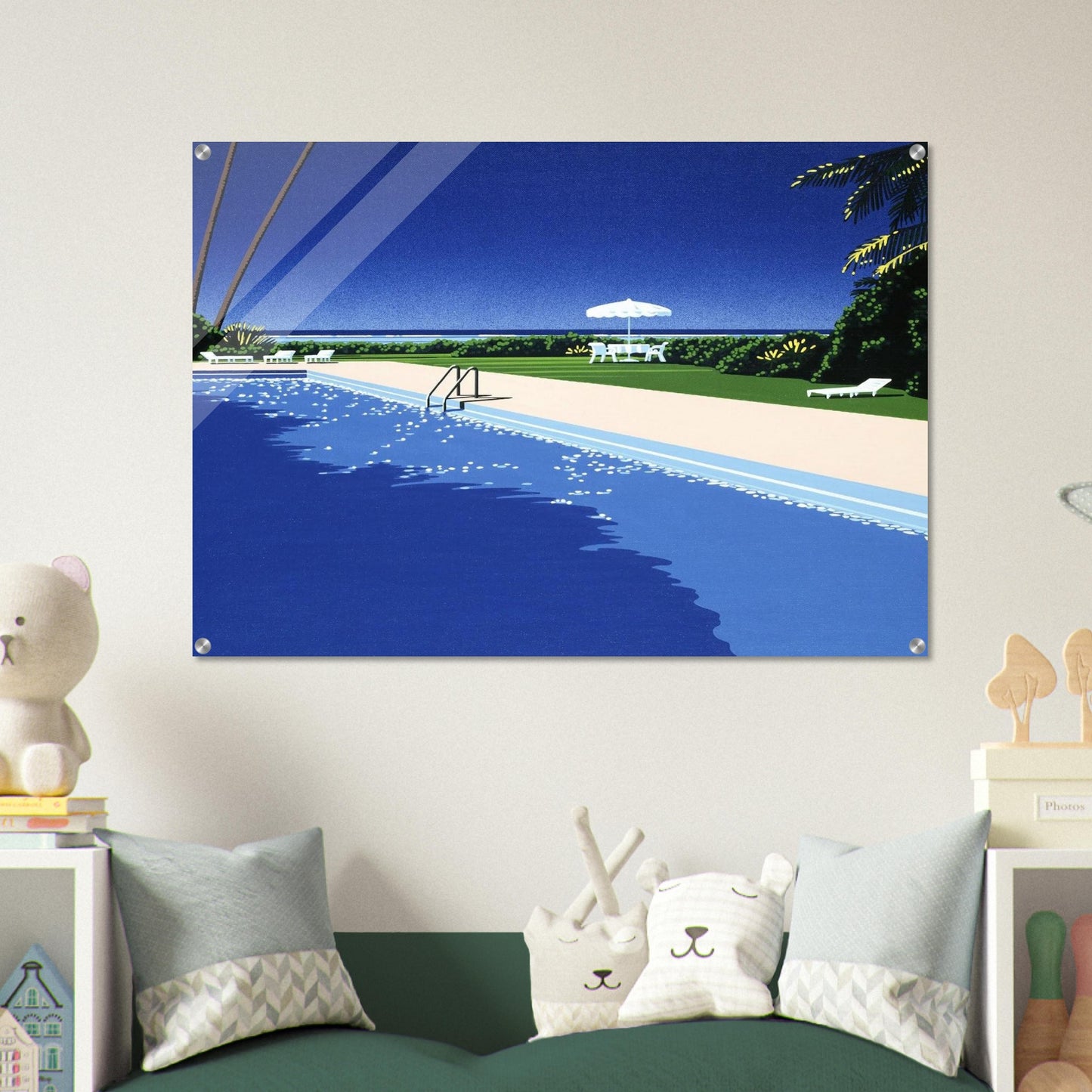 Deck - Hiroshi Nagai Acrylic Print - 70x100 cm / 28x40″ inches