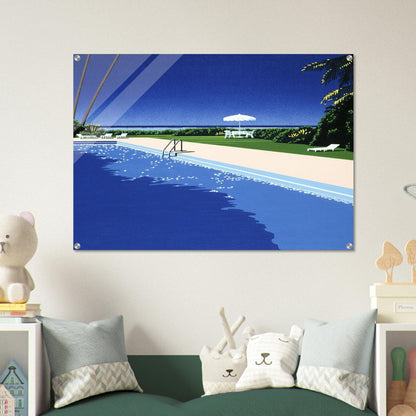 Deck - Hiroshi Nagai Acrylic Print - 70x100 cm / 28x40″ inches