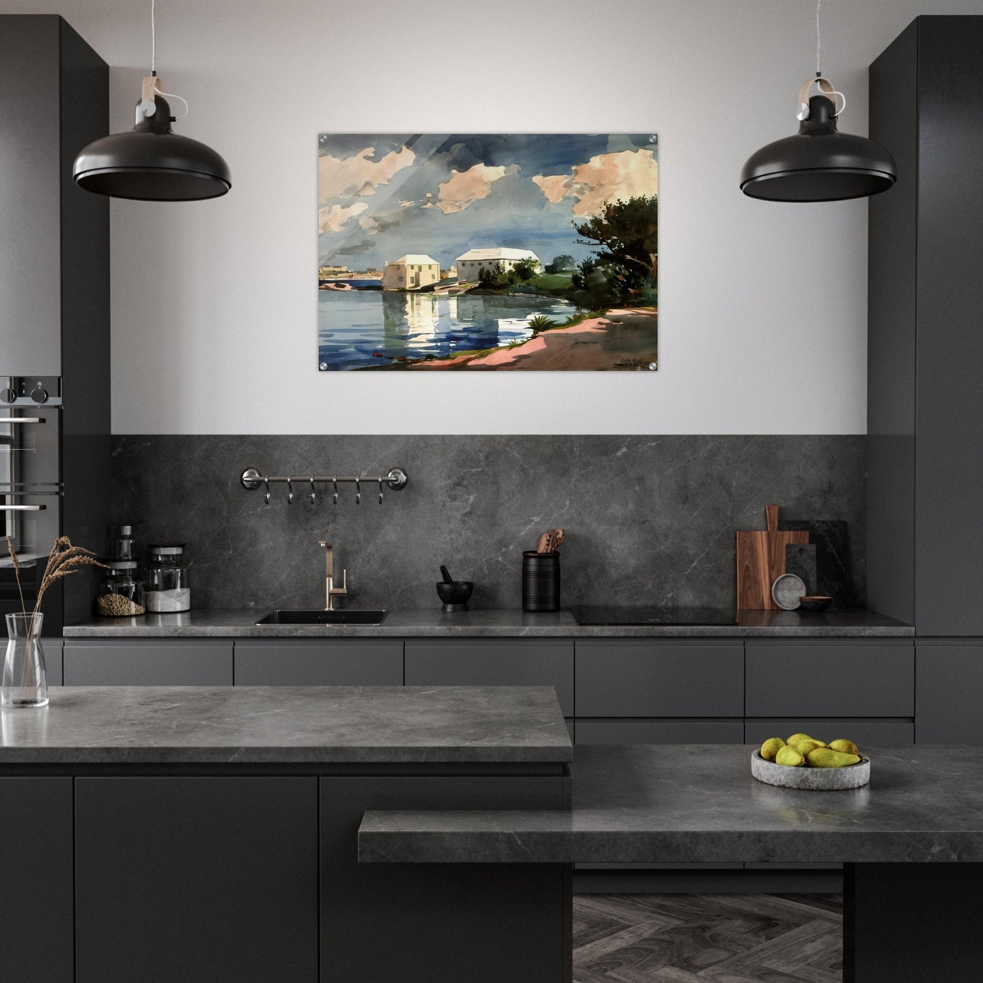 SALT KETTLE BERMUDA - Winslow Homer Acrylic Print - 70x100 cm / 28x40″ inches
