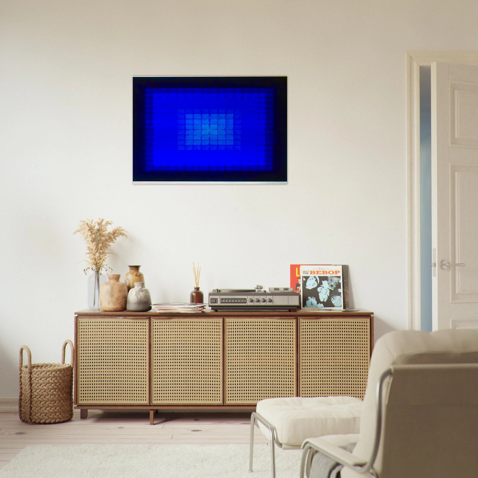 Quasar - 1966 - Victor Vasarely Brushed Aluminum Print - 70x100 cm / 28x40 inches | Victor Vasarely Aluminum Print | Victor Vasarely Prints