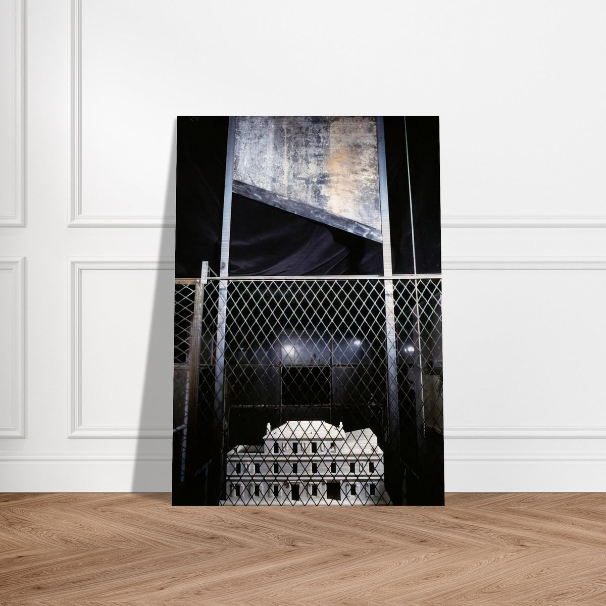 CELL CHOISY 1993 - Louise Bourgeois Brushed Aluminum Print - 70x100 cm / 28x40 inches | Louise Bourgeois Aluminum Print | Louise Bourgeois Prints