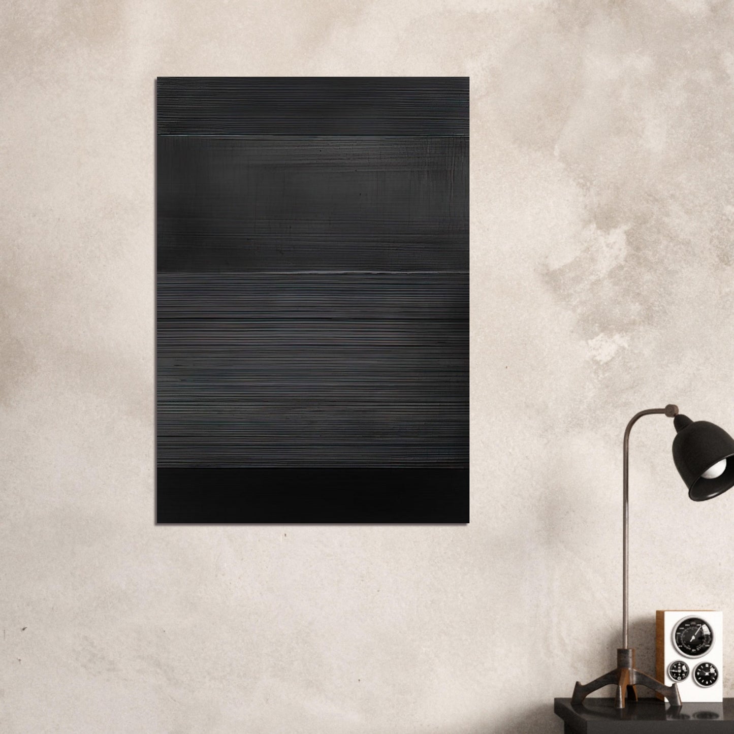 Peinture 324 x 181 cm, 17 novembre 2008 - 2008 - Pierre Soulages Brushed Aluminum Print - 70x100 cm / 28x40 inches | Pierre Soulages Aluminum Print | Pierre Soulages Prints