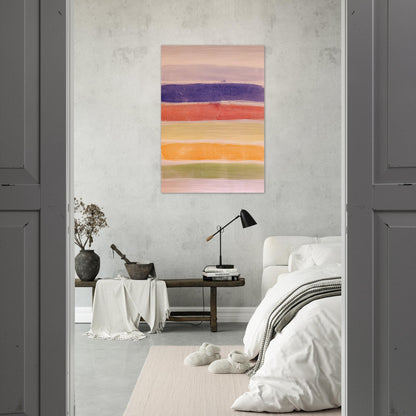 Meadow - 1981 - Ronnie Landfield Brushed Aluminum Print - 70x100 cm / 28x40 inches | Ronnie Landfield Aluminum Print | Ronnie Landfield Prints